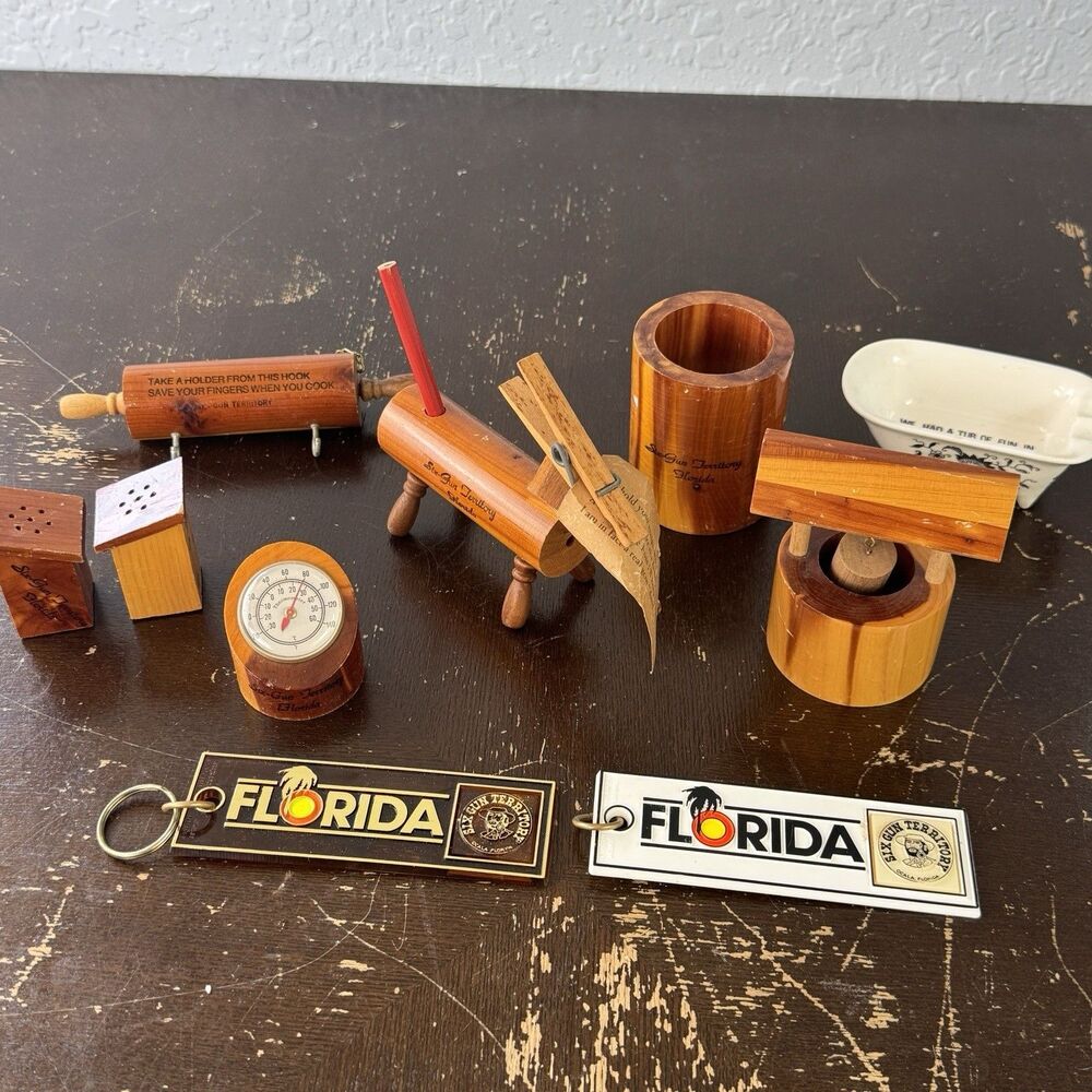Six Gun Territory Vintage Souvenir Lot Silver Springs Ocala Florida Wild West